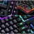 Teclado Gamer RGB LED retro iluminado Computador - loja online