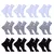 Kit 12 Pares de Meias Masculino Cano Alto