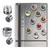 Porta Condimento Temperos Inox Magnético Com imã para Geladeira - NexusValioso