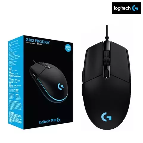 Mouse Óptico Gamer Logitech G102 IC PRODIGY 8000DPI NPCW