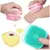 Esponja De Silicone Para Banho Com Dispenser Shampoo Sabonete Escova Crianças Adultos e Pets - NexusValioso