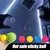 Kit 5 Bolinha Anti Stress Fidget Toy Globble Luminosa Squichy stress Vent Ball Bola de Apertar