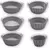 Kit 6 Formas Airfryer Tamanhos Variados Silicone Antiaderente Microondas Lavável Com Alça na internet
