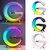 Caxinha de Som G-Speaker Luminária Bluetooth Inteligente Carregador Sem Fio Led Luz Rgb - comprar online