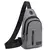 Imagem do Bolsa de ombro masculina anti-roubo de ombro com entrada para carregador usb