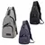 Imagem do Bolsa de ombro masculina anti-roubo de ombro com entrada para carregador usb