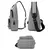 Bolsa de ombro masculina anti-roubo de ombro com entrada para carregador usb - NexusValioso