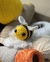 Abelha chaveiro amigurumi - Sheron Criações