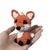 Chaveiro Raposa Amigurumi - Feito à Mão