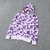 Jaqueta Bape "Shark Camo'' Purple