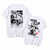 Rock Italiano Banda Maneskin Impressão Tshirt dos homens 100% Algodão Camiseta