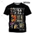 Guns N Roses T-shirts impressas em 3D para homens e mulheres, Rock Band, Vintage