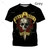 Guns N Roses T-shirts impressas em 3D para homens e mulheres, Rock Band, Vintage