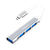 Hub USB Tipo C 4 Puertos J008 IBEK USB 3.0 + 2.0
