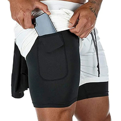 Shorts esportivos de secagem rápida para homens, corrida, treino, jogging, deck - loja online