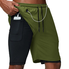 Shorts esportivos de secagem rápida para homens, corrida, treino, jogging, deck na internet