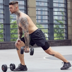 Shorts esportivos de secagem rápida para homens, corrida, treino, jogging, deck na internet