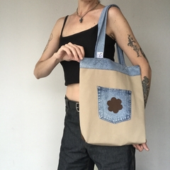 Tote bag Damero marrón en internet