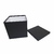 Caixa de Presente Com Laco Tamanho 30x30x30 Cor Preta Cartonada Utilitaria Marca Craftimbui Decoracao Papelao Rigido - LojaCraft