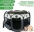 Cercadinho de travamento dobrável com cerca interior, Oxford, leve, Puppy Play - comprar online