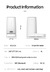 ROJECO-Alimentador Automático Pet, Dry Food Dispenser, Smart Wi-Fi, Controle Re - loja online