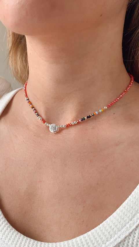 Choker Cristal Checo Cubic