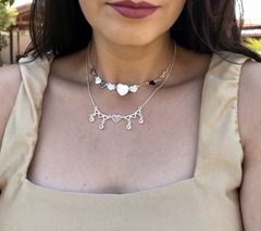 Choker de corações lisos - comprar online
