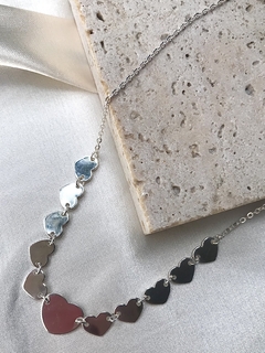 Choker de corações lisos