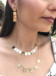 Choker quadrados lixados - comprar online