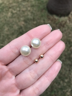 Dupla pérola e esfera - comprar online