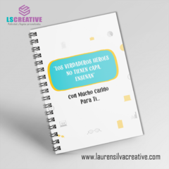 LIBRETA PERSONALIZADA DE 16,5 x 22,5 CM en internet