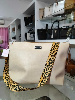 002 Cartera Cata Beige Cinta