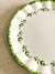 -Travessa Branca detalhada com verde - comprar online