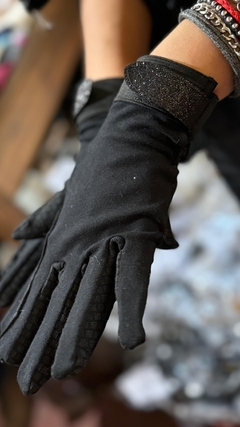 Guantes con strass CLAPS - Talabarteria Olivia
