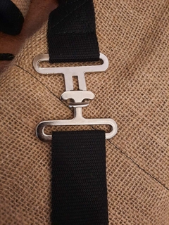 Manta doble arpillera con hebillas traba - comprar online
