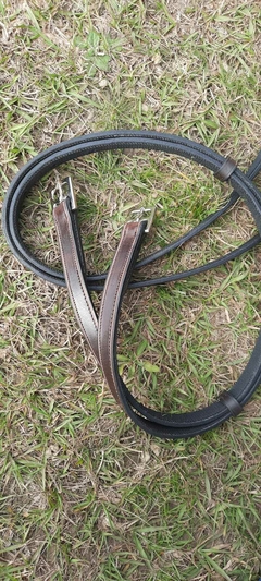 Estriberas de cuero 25 mm reforzadas