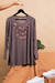 Remera Pintada "Azalea" T. Especial de ITY (Modal C/ Seda) Art. 1134 - comprar online