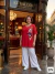 Remera Pintada "Pinceladas" T. Esp. de (ITY - Modal C/ Seda) Art. 228