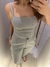 Cropped Alfaiataria Cinza - comprar online