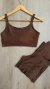 Conjunto de Short com bolso - REBECA GG - Saskia Rocha Moda Fitness