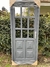 PUERTA CHAPA SIMPLE MEDIA REJA MODELO DIAMANTE REFORZADA