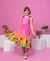 Vestido Filha Floral Rosa na internet
