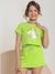 Conjunto Unicórnio verde