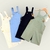 Jardineira linho bolso - comprar online