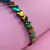 Pulseira corações furta-cor - comprar online