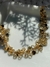 Pulseira medalhinhas e zirconia