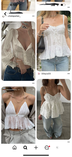 Blusa romántica Lunares M - comprar en línea