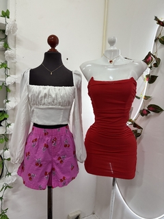 Croptop abullonado Ch