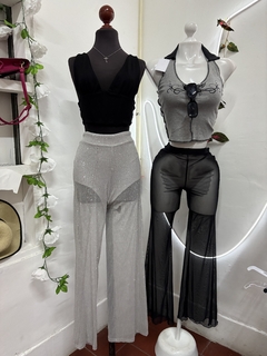 Pareo transparente negro G