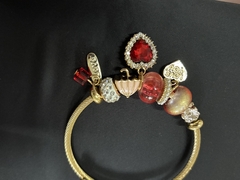 Pulsera charms corazón acero inox - comprar en línea